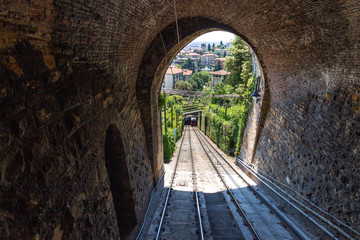 Como-Brunate funicular, Italy