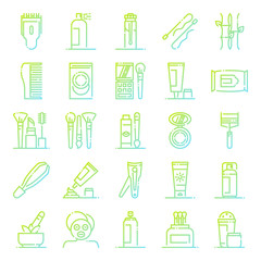 Beauty icons pack