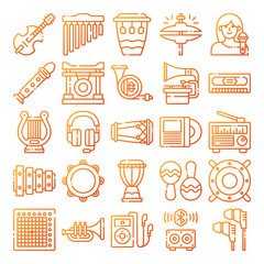 Music icons pack