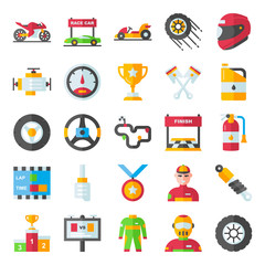 Racing icons pack