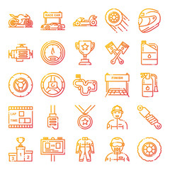 Racing icons pack