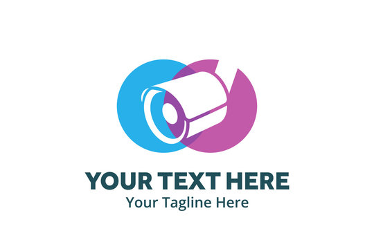 cctv logo creative illustration vector of graphic , cctv logo illustration vector , vector of surveillance camera logo illustration for logo identity and business