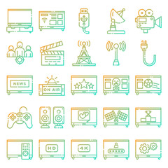 Television icons pack