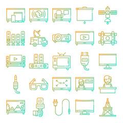 Television icons pack