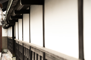 wall of old house at Japan.