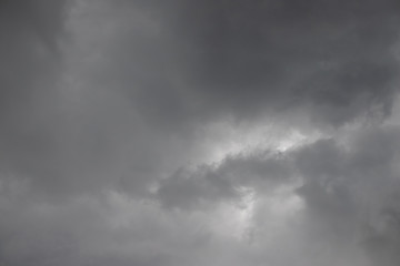 black cloud background and texture. rainy cloud.