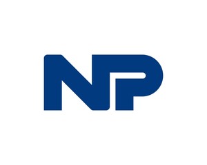 Letter PN, NP initial logo template creative design