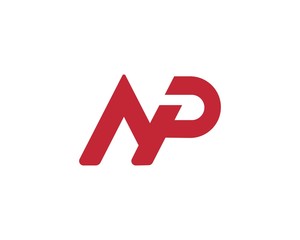 Letter PN, NP initial logo template creative design