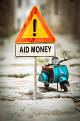 Street Sign to Aid Money