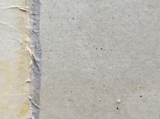 Old Paper texture. laminated paper on canvas. oil paint.