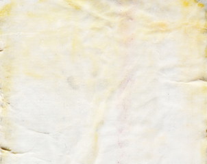 Old Paper texture. laminated paper on canvas. oil paint.