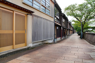 日本・金沢・古い町並み・主計町