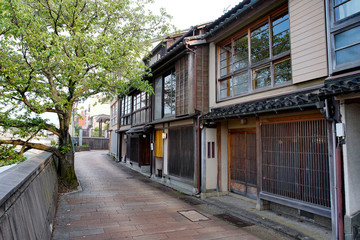 日本・金沢・古い町並み・主計町
