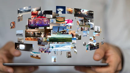 Internet broadband and multimedia streaming entertainment