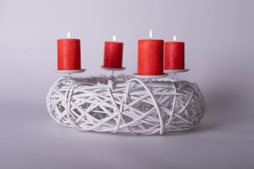  Merry Christmas - Baubles On Snow With Fir Branches .