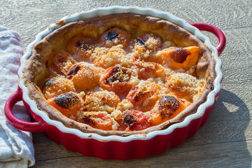 tarte abricots et amandes