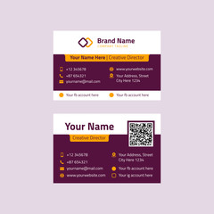 simple modern business card template