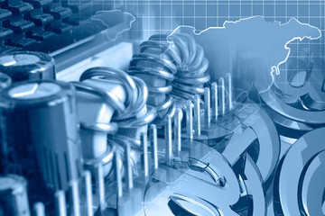 Electronic device, mail signs and map