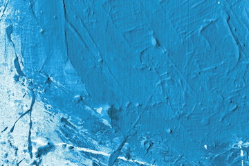 Creative abstract hand painted background, wallpaper, texture. Abstract composition for design elements. Close-up fragment of acrylic painting on canvas with brush strokes. Abstract art background.