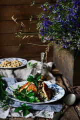 Cauliflower and Halloumi Salad.