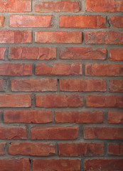 Old red brick wall