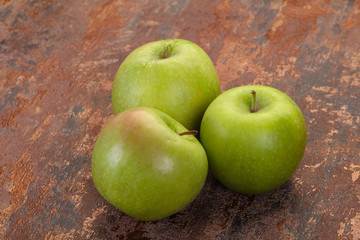 Green ripe apple