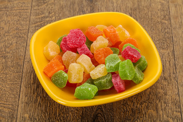 Sweet candied fruit