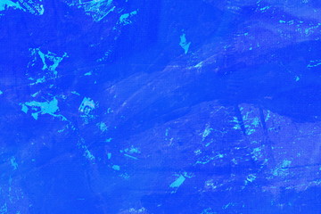 Creative abstract hand painted background, wallpaper, texture. Abstract composition for design elements. Close-up fragment of acrylic painting on canvas with brush strokes. Abstract art background.