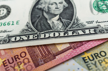 Porträt auf der 1 US Dollar Banknote 