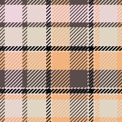 Plaid or tartan vector is background or texture in many color