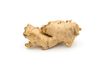 fresh ginger isolated on white background
