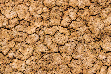 Texture background of takir soil in desert