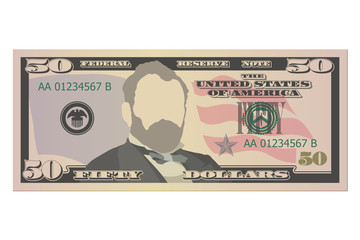 $50 Bill Printable Image