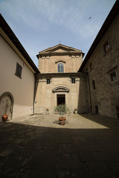 The church of the Camaldoli Monastery.