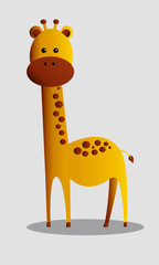 Baby Giraffe vector for kids 