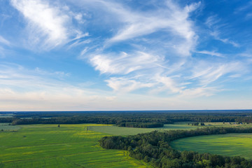 Summer solstice evening in Latvia.