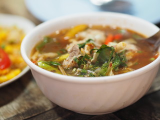 Hot and Spicy Soup with Pork Ribs