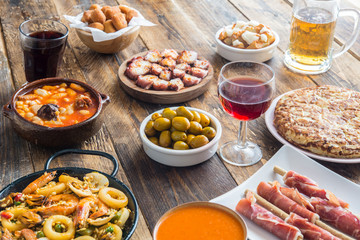 Típicas comidas españolas