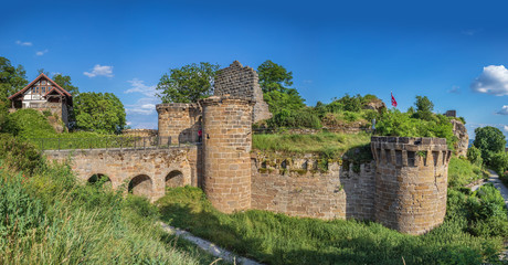 Fototapeta na wymiar Ruin of castle Altenstein in Hassberge