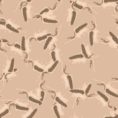 Sand camouflage of various shades of beige and brown colors