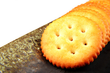 Salty, crispy and tasty biscuits for morning breakfast or hi tea