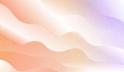 Blurred Decorative Design In Modern Style With Wave, Curve Lines. For Elegant Pattern Cover Book. Vector Illustration with Color Gradient.