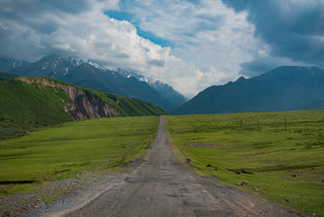 road in mountains