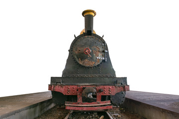 Fototapeta na wymiar Vintage of Steam locomotive