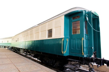Fototapeta na wymiar Train wagon in a station