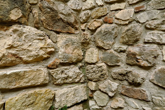 vieux mur de pierre.