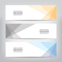 Naklejka premium simple banner design, vector illustration