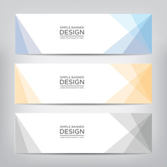simple banner design, vector illustration