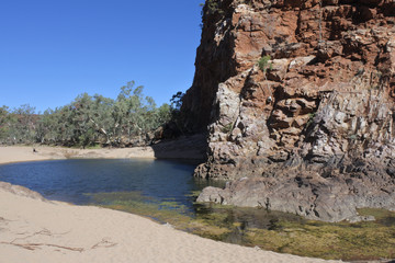 Ormiston Gorge Water Hole West MacDonnell National Park Northern Territory Australia