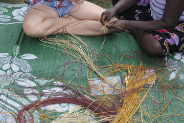 Aboriginal basket weaving